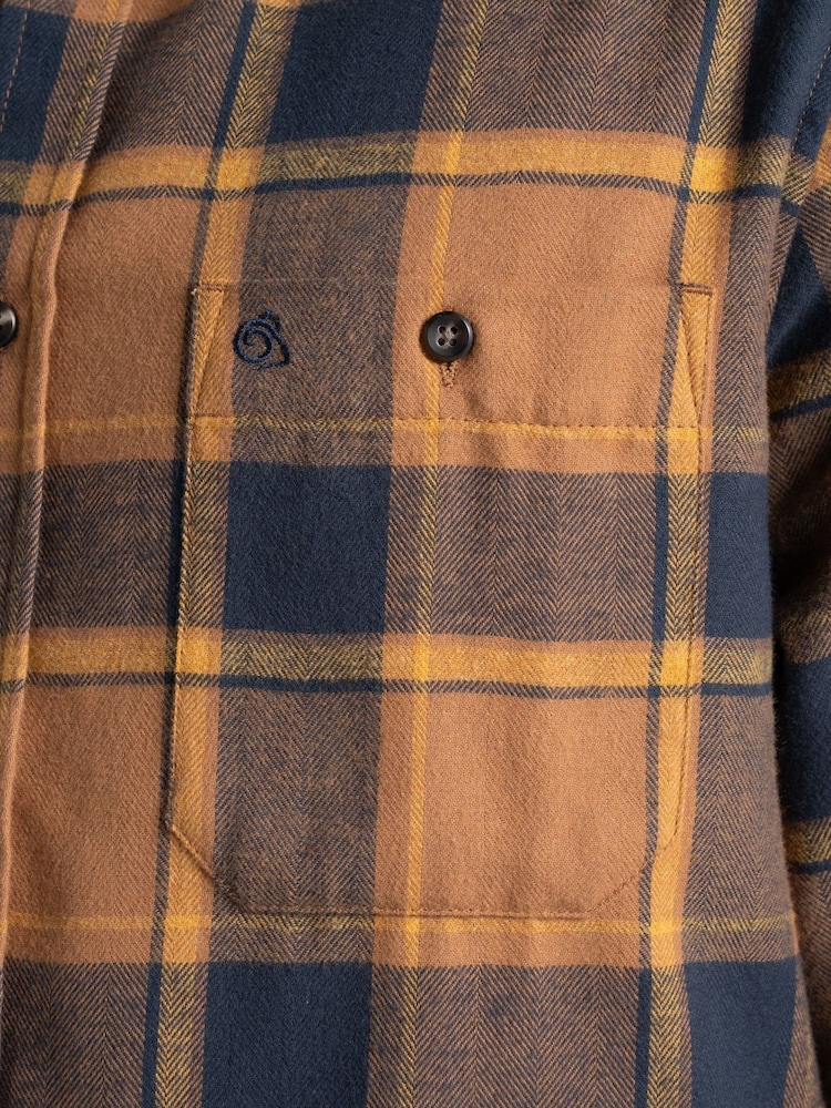Craghoppers Grey Gable Long Sleeve Shirt - صورة 4 من 4