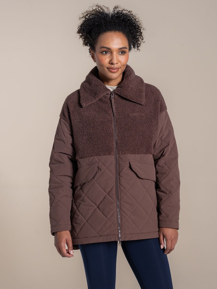 Craghoppers Fairfield Fleece Brown Jacket - Image 1 of 6 Craghoppers Fairfield Fleece Brown Jacket - Image 1 of 6