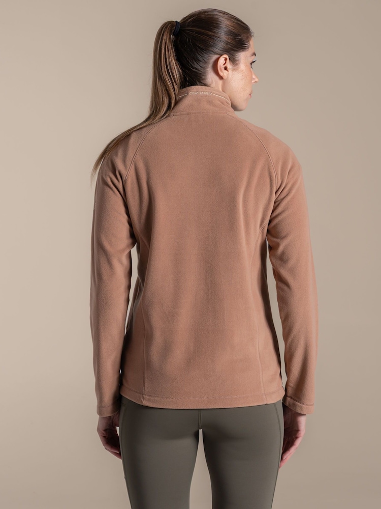 Craghoppers Miska VI Half Zip Brown Fleece - Image 2 of 4 Craghoppers Miska VI Half Zip Brown Fleece - Image 2 of 4