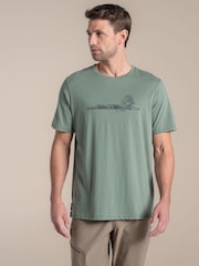 Craghoppers Green National Trust Sabden Short Sleeve T-Shirt - Image 1 of 4