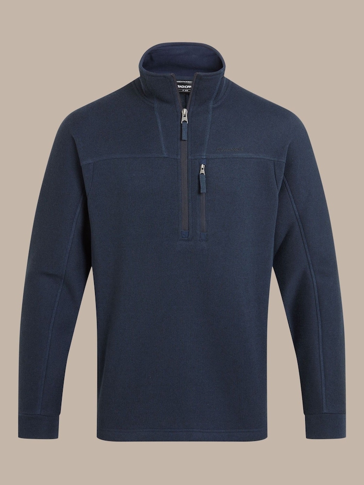 Craghoppers Blue Tatton III Half Zip Fleece - Image 1 of 1 Craghoppers Blue Tatton III Half Zip Fleece - Image 1 of 1