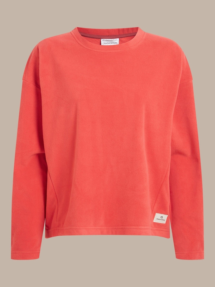 Craghoppers Red Miska Crew Neck Fleece - Image 1 of 3