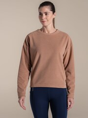 Craghoppers Miska Crew Neck Brown Fleece - Image 1 of 3
