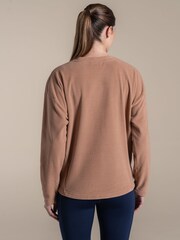 Craghoppers Miska Crew Neck Brown Fleece - Image 2 of 3