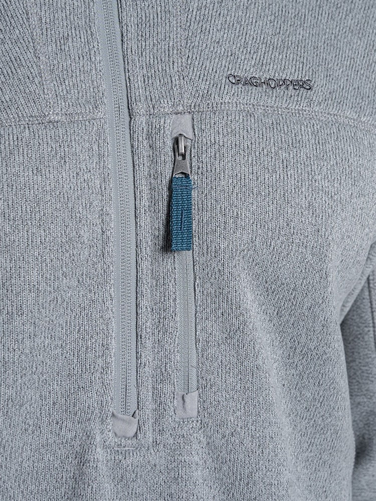 Craghoppers Tatton III Grey Half Zip Fleece - Image 4 of 4
