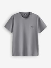 BOSS Grey Regular Fit T-Shirt - Image 5 of 5