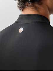 BOSS Black Stripe Detail Tennis Polo Shirt - Image 5 of 6