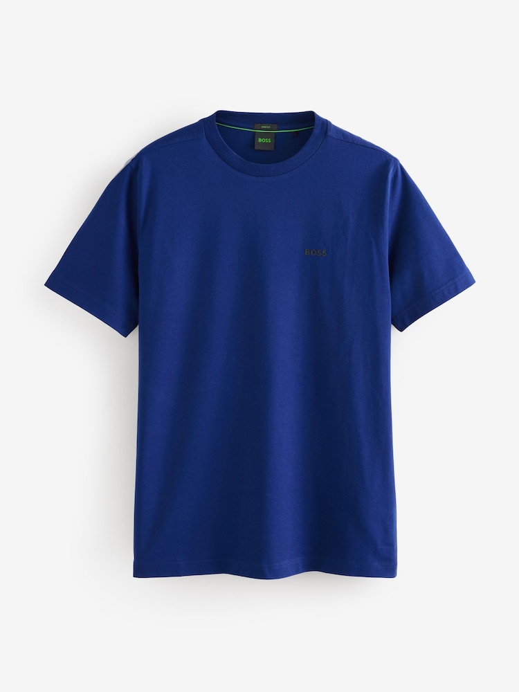 BOSS Blue Regular Fit Logo T-Shirt - Image 1 of 1 BOSS Blue Regular Fit Logo T-Shirt - Image 1 of 1