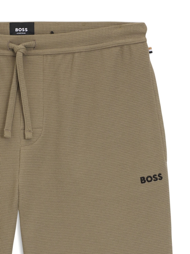 Maro - Pantaloni scurți BOSS din țesătură de vafe - Imaginea 6 din 6 Maro - Pantaloni scurți BOSS din țesătură de vafe - Imaginea 6 din 6