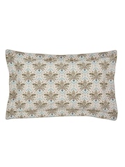 Joules Cream Multi Palm Geo Duvet Cover and Pillowcase Set - Image 5 of 5