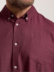 BadRhino Big & Tall Red Long Sleeve Slub Shirt - Image 4 of 6