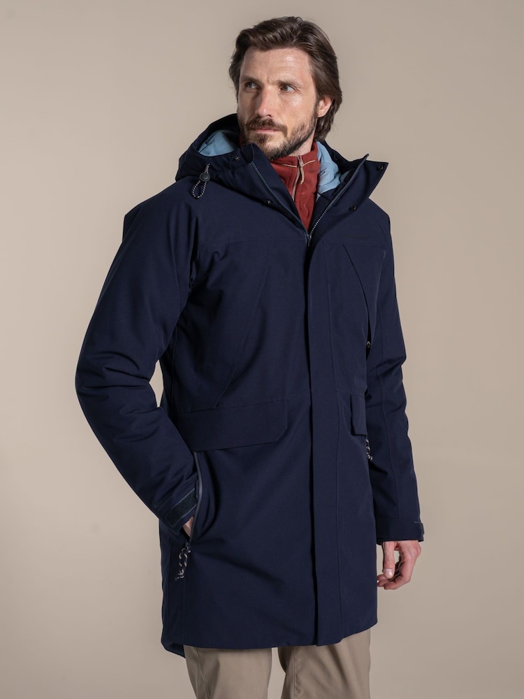 Craghoppers Blue Grisedale Thermic Waterproof Insulated Jacket - Image 1 of 7 Craghoppers Blue Grisedale Thermic Waterproof Insulated Jacket - Image 1 of 7