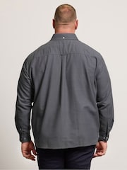 BadRhino Big & Tall Grey Long Sleeve Slub Shirt - Image 2 of 6