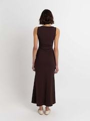 Amy Lynn Brown Harlie Soft Jersey Heart Cut Out Maxi Dress - Image 2 of 4
