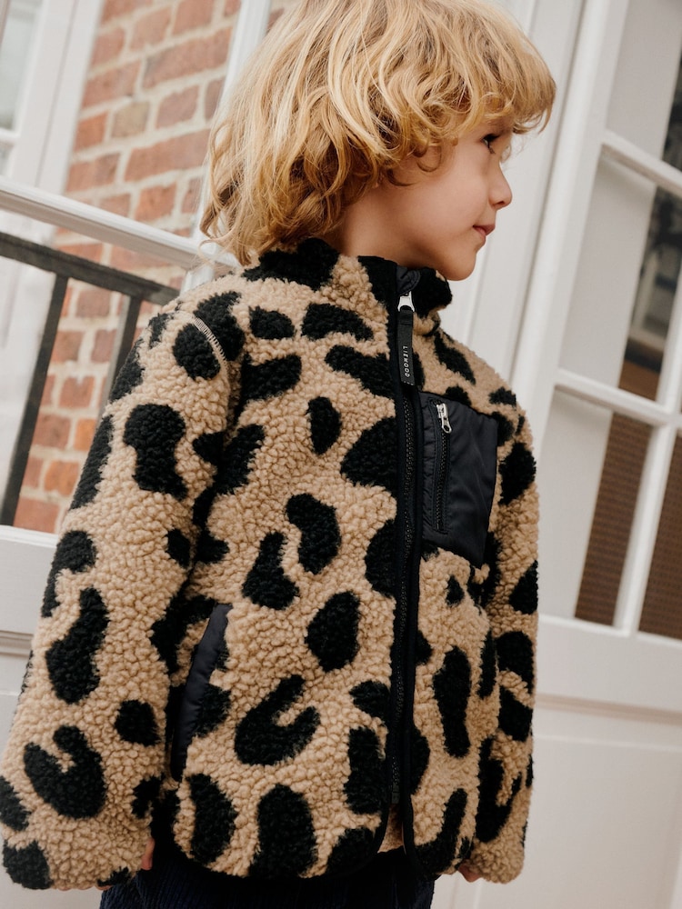 Liewood Nolan Pile Jacket Brown Fleece - Image 1 of 5