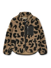 Liewood Nolan Pile Jacket Brown Fleece - Image 2 of 5