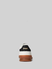Alb - Polo Ralph Lauren Heritage Aera Contrast Suede Trainers - Imaginea 3 din 4