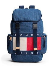 Tommy Hilfiger Blue Archive Denim Backpack - Image 1 of 5
