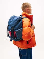 Tommy Hilfiger Blue Archive Denim Backpack - Image 2 of 5