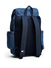 Tommy Hilfiger Blue Archive Denim Backpack - Image 4 of 5