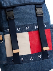 Tommy Hilfiger Blue Archive Denim Backpack - Image 5 of 5