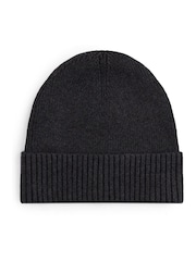 Tommy Hilfiger Grey Cotton Cashmere Beanie - Image 2 of 5