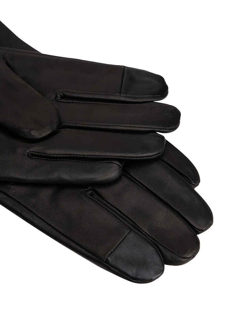 Tommy Hilfiger Hilfiger Flag Leather Gloves - Imagen 2 de 4