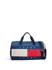 Tommy Hilfiger Blue Archive Denim Duffel Bag - Image 1 of 5