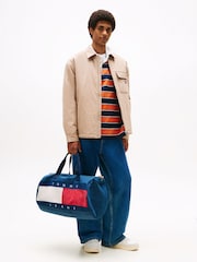 Tommy Hilfiger Blue Archive Denim Duffel Bag - Image 2 of 5