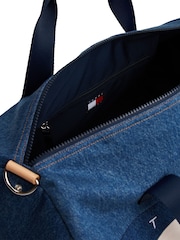 Tommy Hilfiger Blue Archive Denim Duffel Bag - Image 3 of 5