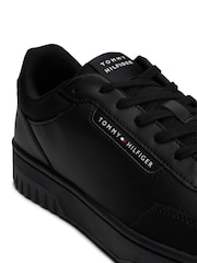 Tommy Hilfiger Black Cleat Basketball Trainers With Leather - Image 7 of 7