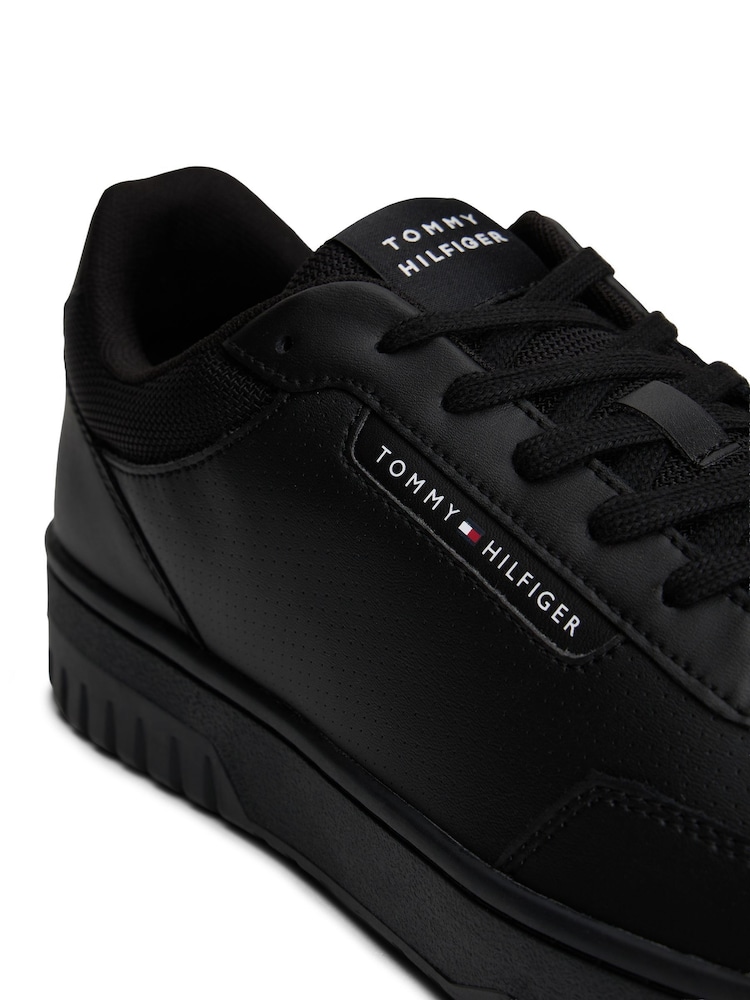 Tommy Hilfiger Black Cleat Basketball Trainers With Leather - Image 7 of 7