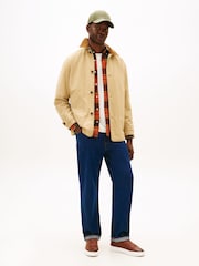 Tommy Hilfiger Brown Leather Debossed Logo Court Trainers - Image 7 of 7