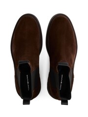 Tommy Hilfiger Brown Lightweight Suede Chelsea Boots - Image 5 of 6
