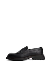 Tommy Hilfiger Black Lightweight Leather Loafers - Image 2 of 6