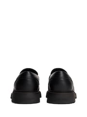 Tommy Hilfiger Black Lightweight Leather Loafers - Image 4 of 6