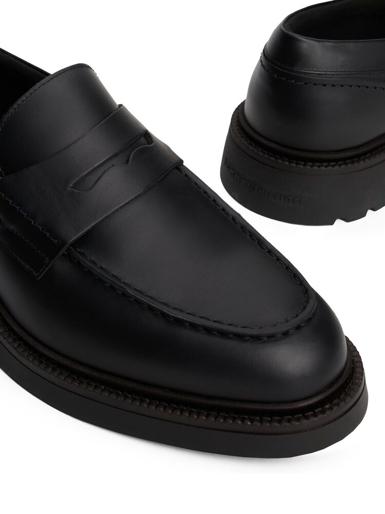 Men\'s Tommy Hilfiger Pavia slip on leather loafer, size 10 Tommy Hilfiger | Shoes | Mens Tommy Hilfiger Pavia Slip On  main image 3