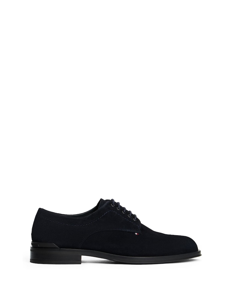 Tommy Hilfiger Blue Suede Derby Shoes - Image 1 of 6 Tommy Hilfiger Blue Suede Derby Shoes - Image 1 of 6