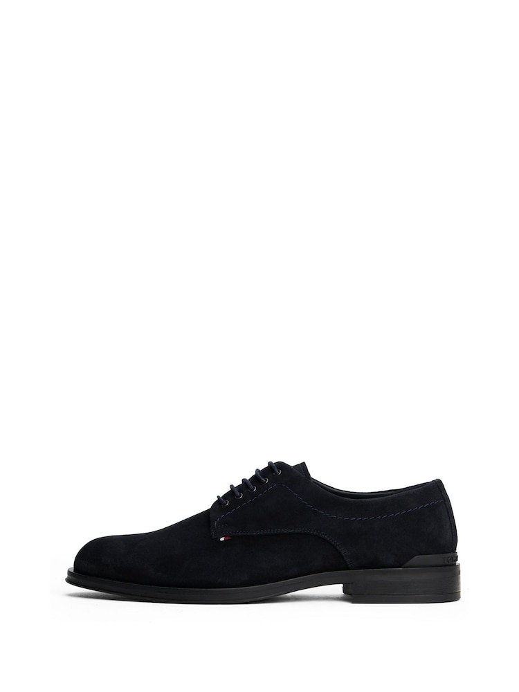 Tommy Hilfiger Blue Suede Derby Shoes - Image 2 of 6 Tommy Hilfiger Blue Suede Derby Shoes - Image 2 of 6