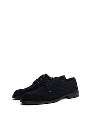 Tommy Hilfiger Blue Suede Derby Shoes - Image 3 of 6