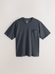 Black/Navy Blue Jersey Check Short Sleeve Pyjamas Set 3 Pack - Image 5 of 12