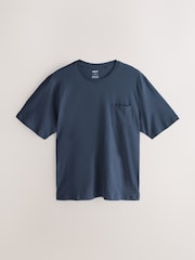 Black/Navy Blue Jersey Check Short Sleeve Pyjamas Set 3 Pack - Image 7 of 12