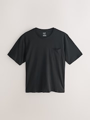 Black/Navy Blue Jersey Check Short Sleeve Pyjamas Set 3 Pack - Image 9 of 12