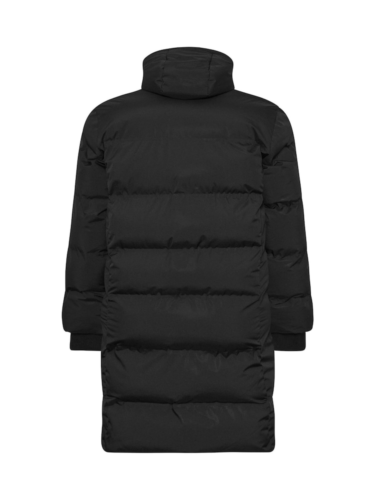 BadRhino Big & Tall Black Seamless Puffer Longline Jacket - Image 6 of 6 BadRhino Big & Tall Black Seamless Puffer Longline Jacket - Image 6 of 6