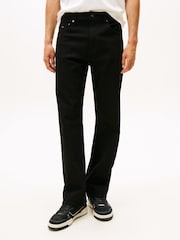 Tommy Jeans Black Otis Overdyed Black Straight Leg Jeans - Image 1 of 5