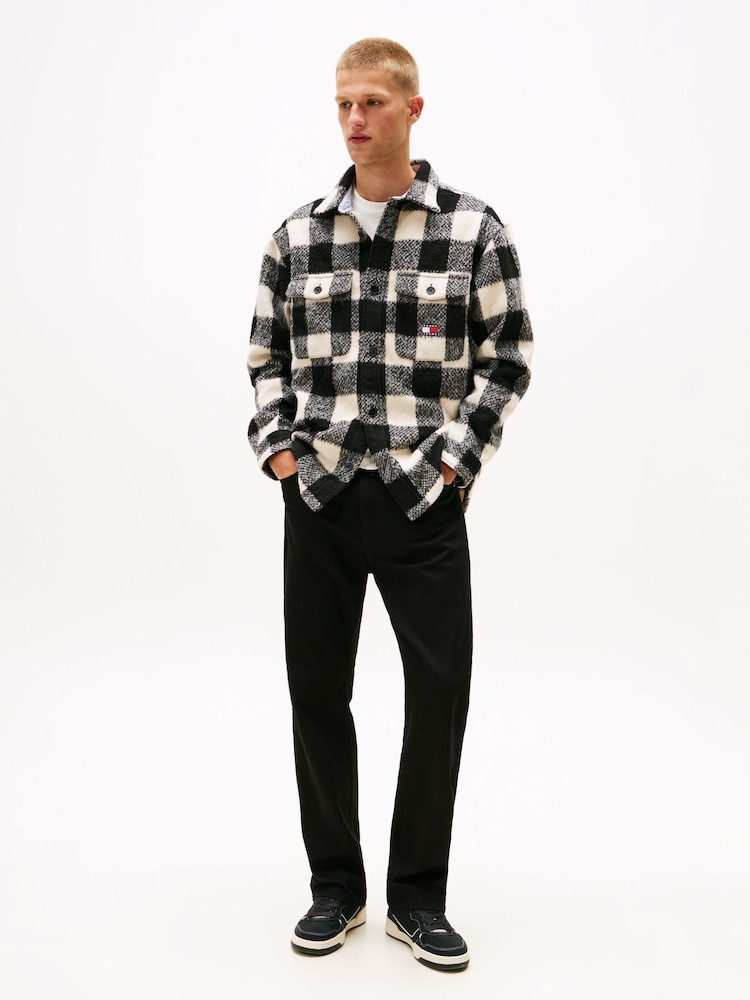 Tommy Jeans Black Otis Overdyed Black Straight Leg Jeans - Image 2 of 5