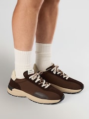 Stepney Workers Club Dark Brown Legion Trainers - Image 1 of 6