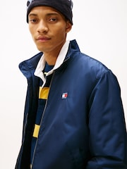 Tommy Jeans Blue Water Repellent Relaxed Padded Jacket - Image 4 of 5