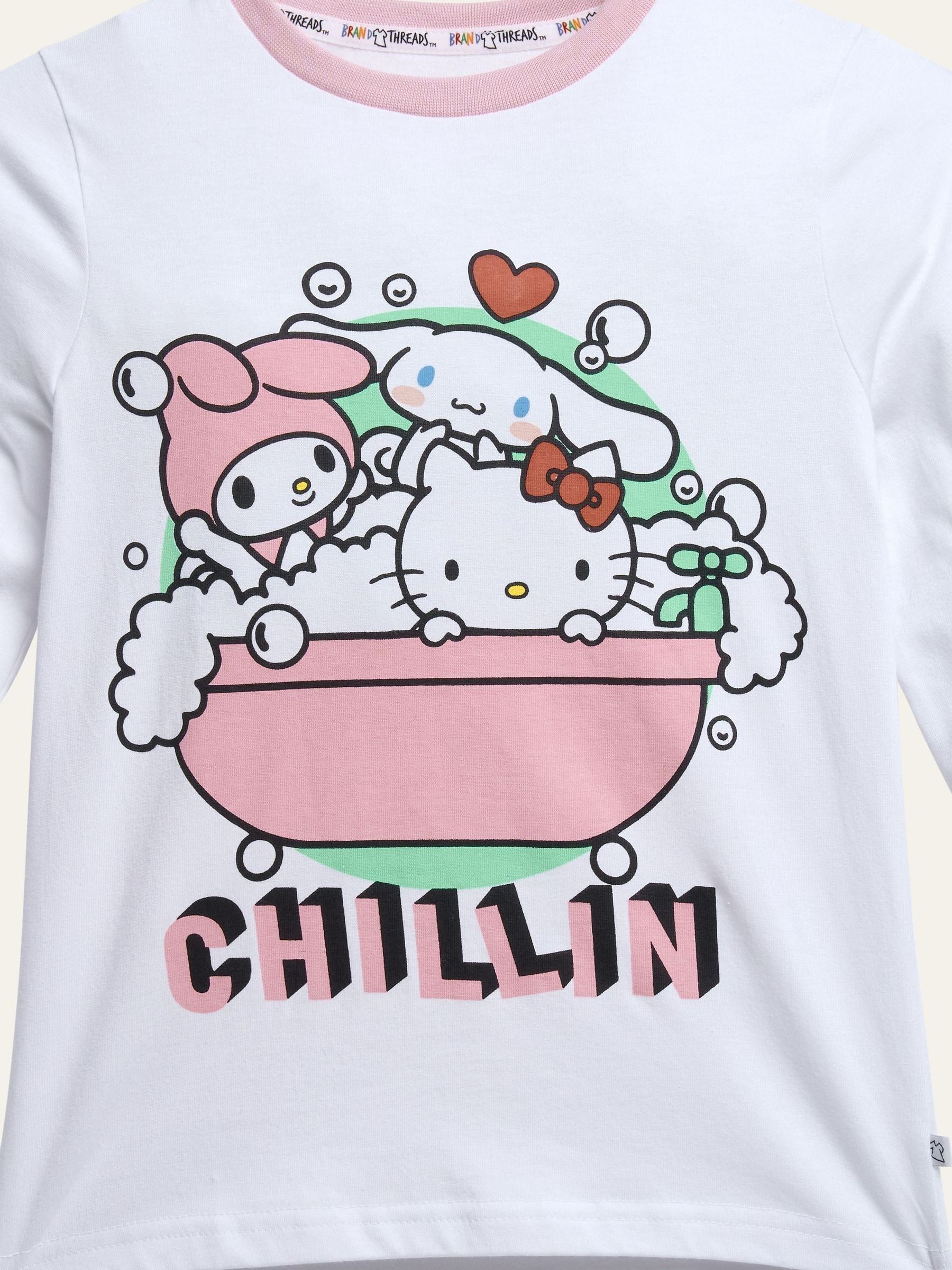 Buy Brand Threads Pink Girls Hello Kitty Pyjamas Set from Next