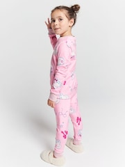 Brand Threads Pink Peppa Pig Fleece Pyjamas Set - Image 3 of 7